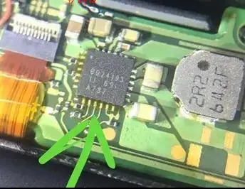 Для консоли Nintend Switch NS Switch Материнская плата для зарядки аккумулятора Микросхема IC Оригинальные Запасные части для ремонта