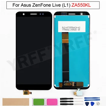 ЖК-дисплей для Asus ZenFone Live (L1) ZA550KL ЖК-дисплей с сенсорным экраном, дигитайзер в сборе, запчасти для телефона + инструменты