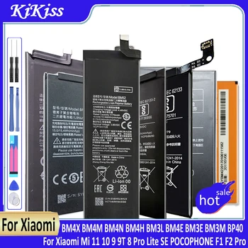 Аккумулятор для Xiaomi Mi 11 10 9 9T 8 Pro Lite SE POCOPHONE F1 F2 Pro F2Pro Bateria BM4X BM4M BM4N BM4H BM3L BM4E BM3E BM3M BP40