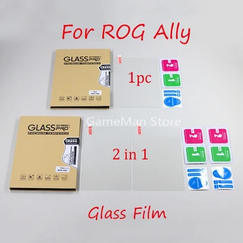 20 штук Защитная пленка из закаленного стекла 9H с защитой от царапин для экрана игровой консоли Asus ROG Ally с упаковкой