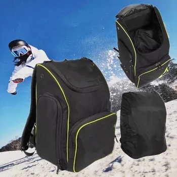 Регулируемый Водонепроницаемый рюкзак большой емкости объемом 55 л, Ботинки для хранения, шлем, одежда, в который можно поместить лыжи, рюкзак с чехлом