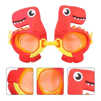 1 шт. детские очки для плавания с динозавром, противотуманные, с защитой от ультрафиолета, очки для плавания (красные)