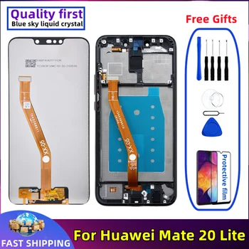 Для Huawei Mate 20 Lite LCD SNE LX1 L21 LX3 Оригинальный С рамкой Дисплей Мобильного Телефона Замена Дигитайзера Сенсорного Экрана В сборе