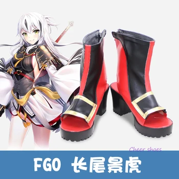 Аниме Fate Grand Order Обувь для косплея Обувь для Хэллоуина Nagao Kagetora Реквизит для косплея Nagao Kagetora Обувь для косплея для женщин