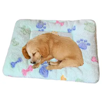 Мягкое пушистое Фланелевое одеяло для собак с Милым Мультяшным принтом, простыня для домашних животных, Коврик, Теплые Дышащие Одеяла для сна кошек и собак, товары для домашних животных