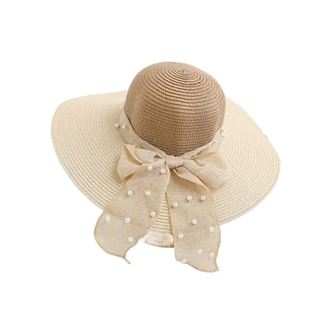 Стильная складная солнцезащитная шляпа с отбортованными полями для женщин - дышащая и солнцезащитная кепка с гибкими полями для путешествий на открытом воздухе, пляжа и...