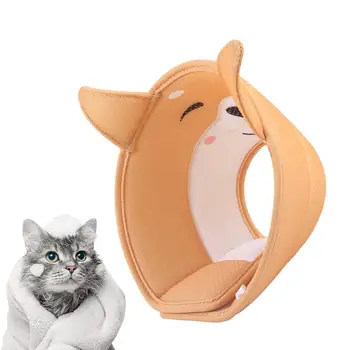 Ошейник с милым рисунком кошки Элизабет, Заживляющий раны от укусов, Защитный конус, Защищающий шею, кольцо для котенка, Ошейники для щенков