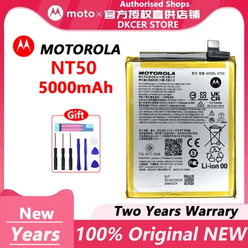 Оригинальный аккумулятор NT50 для Moto Motorola, Moto, Edge 20 Lite, Fusion XT2139-1,2, 5000 мАч, Высококачественные аккумуляторы с инструментами, Новый