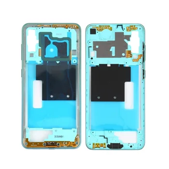 Для Samsung Galaxy A60 SM-A606F Синего/Зеленого/Оранжевого цвета Задняя рамка корпуса Средняя пластина
