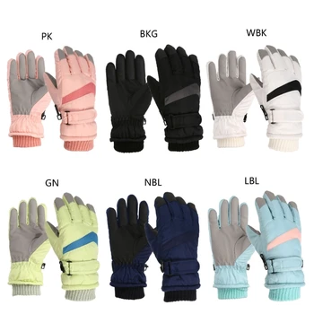 F1FD 1 Пара дышащих лыжных перчаток Ветрозащитные зимние уличные варежки Спортивные перчатки