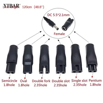 USB-адаптер, кабель для зарядного устройства, преобразователь постоянного тока для бритвы, машинки для стрижки волос, DC5.5 * 2.1 мм, разъем C8 Tail, Разъем питания