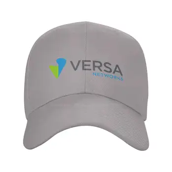 Модная качественная джинсовая кепка с логотипом Versa Networks, вязаная шапка, бейсболка
