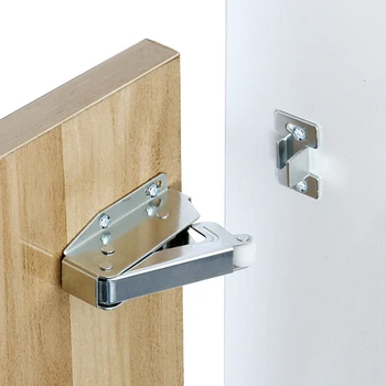 Защелкивающийся мини-сенсорный замок на дверцах шкафа, автоматическая пружинная защелка Для закрытия и блокировки дверцы шкафа