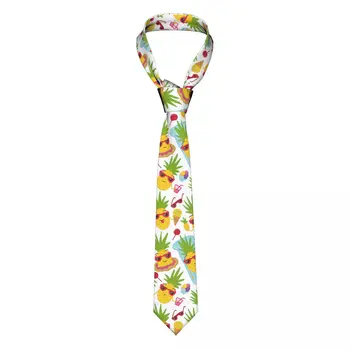 Повседневный узкий галстук-ананас в виде наконечника стрелы, тонкий галстук для вечернего официального галстука
