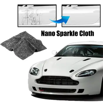 Нано-блестящая ткань против царапин для автомобиля, универсальная ткань для мгновенной полировки металлической поверхности, Умное средство для удаления царапин на поверхности автомобиля