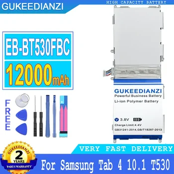 Аккумулятор GUKEEDIANZI EB-BT530FBC для Samsung Galaxy Tab4, Tab 4, SM-T530, T533, T535, T531, T535, T535, T537, 12000 мАч