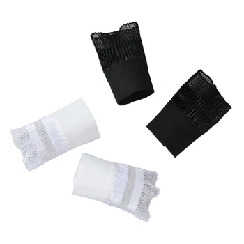 Съемные Регулируемые накладные рукава, женские плиссированные манжеты для декоративного челнока для свитера