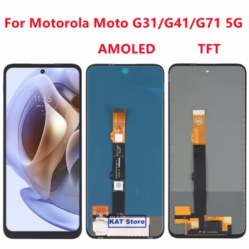 AMOLED Для Motorola Moto G31/G41/G71/Moto G42 5G ЖК-Сенсорный Дигитайзер Замена Экрана дисплея В Полной Сборке