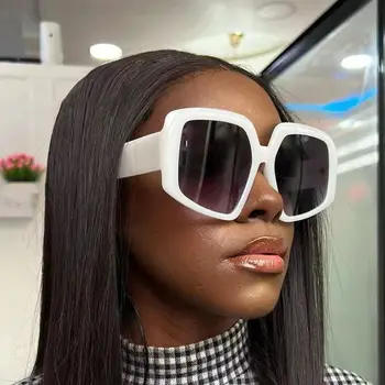 Новые Брендовые Дизайнерские Солнцезащитные очки неправильной квадратной формы Для женщин и мужчин, ретро-современные женские солнцезащитные очки с кошачьим глазом, Трендовые оттенки UV400