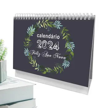 Настольный Календарь на 2024 год Маленький Настольный Календарь Толстый И Прочный Настольный Календарь На 2024 Год Календарь Для Автомобиля Дома Школы