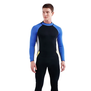 мужской гидрокостюм из неопрена толщиной 3 мм с застежкой-молнией сзади и прошитым замком по всему телу, водолазный костюм для подводного плавания, серфинга, подводного плавания с аквалангом