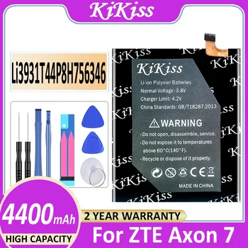 4400 мАч KiKiss Аккумулятор Высокой Емкости Li3931T44P8H756346 для ZTE Axon 7 Axon7 5,5 дюймов A2017 Аккумулятор Высокой Емкости