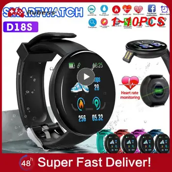 1-10 шт. Цифровые светодиодные электронные смарт-наручные часы, смарт-спортивные часы, Bluetooth-совместимый пульсометр, фитнес-трекер артериального давления.