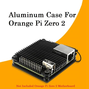 Для Orange Pi Zero 2 Алюминиевый корпус Защита платы разработки Охлаждающий кожух Металлический защитный корпус пассивного охлаждения