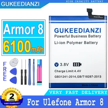 Аккумулятор Мобильного Телефона Большой Емкости 6100 мАч Для Ulefone Armor 8 Armor8 Сменных Аккумуляторов Смартфонов