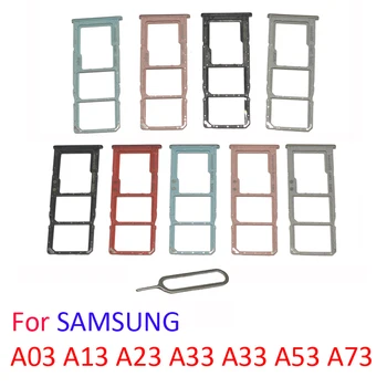 Слот Для Лотка Sim-карты Samsung A03 Core A13 A23 A33 A53 A73 4G 5G Оригинальный Телефон Новый SIM-Чип Micro SD-Карта Выдвижной Держатель Инструмент