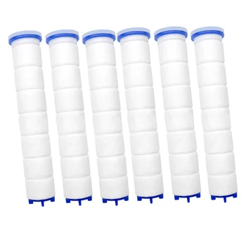 6 шт. ручного водяного фильтра для душа высокого давления Для очистки воды в ванной комнате
