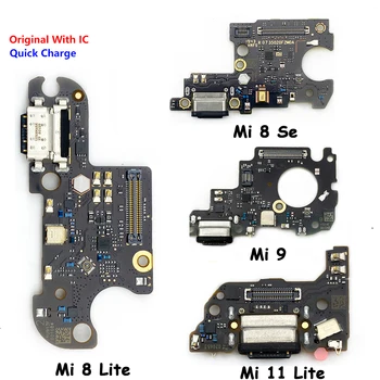 Оригинальный НОВЫЙ USB Порт Для Зарядки Плата Зарядного Устройства Гибкий Кабель Для Xiaomi Mi 6 Mi 8 9 Se 9T Mi 10T Lite Poco M3 Разъем Для Док-станции