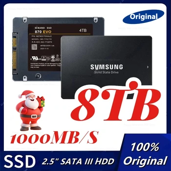 Горячий продаваемый Оригинальный 870EVO SSD 4 ТБ 2 ТБ Внутренний Твердотельный Диск HDD Жесткий Диск 1 ТБ 8 ТБ SATA3 2,5 дюйма для Портативного Компьютера PS5