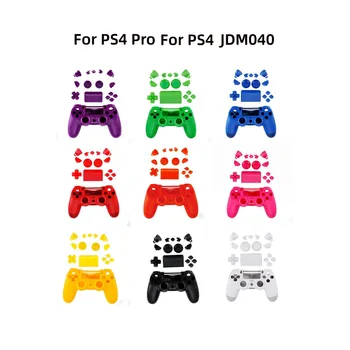 Полный Комплект Игрового контроллера shell Buttons Kit Для PS4 PRO Для PS4 JDM040 Крышка корпуса Чехол для Замены лицевой панели Джойстика