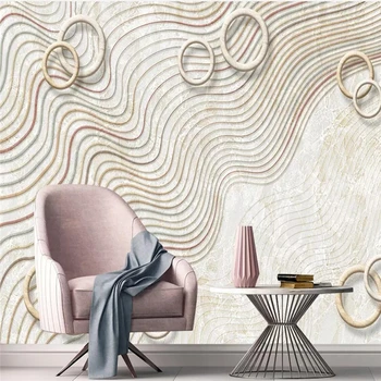 beibehang Пользовательские 3D обои фреска современные геометрические плавные линии мраморный фон обои для домашнего декора papel de parede