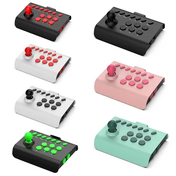 Беспроводной игровой джойстик для ретро-аркадной консоли, 3-режимный игровой контроллер Bluetooth для файтингов для Switch / PS4 / PS3 / PC Gamer Stick Joystick
