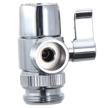 Латунный отводной клапан для крана M22 x M24, Серебряный разветвитель для крана, Переходник для крана на кухне, Крепление шланга для раковины в ванной