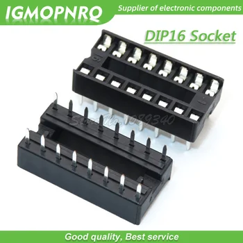 10шт 16-контактных разъемов DIP DIP16 SIP IC адаптер типа припоя Новый Оригинальный Бесплатная доставка