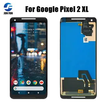 100% Оригинальный Amoled для Google Pixel 2 XL ЖК-дисплей Сенсорный экран для Google Pixel2 2XL Дигитайзер в сборе Запасные части