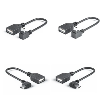 Кабель-адаптер Micro USB к USB2.0, Разъем-розетка, Линия Передачи Данных для устройств Micro USB, Быстрая Зарядка и передача данных