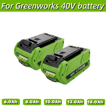 Сменный Литий-ионный аккумулятор 40V 18000mAh 6000mAh 29472 для GreenWorks 40Volt G-MAX 29252 20202 22262 27062 21242 Электроинструменты