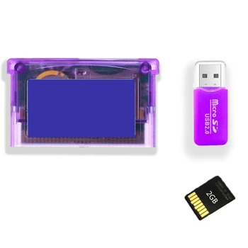 Для GBA IDS NDS-NDSL Адаптер SD-Флэш-карты Картридж 2 ГБ Устройство Резервного копирования Игр