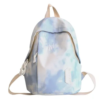 2023 Женский рюкзак с вышивкой буквами, повседневные женские холщовые дорожные сумки, женские школьные сумки разных цветов, прямая поставка