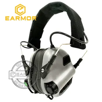 Наушники EARMOR M31 Cadet Grey, военно-тактические наушники, наушники для стрельбы с шумоподавлением, электронная защита слуха 2