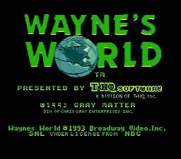 Игровая карта Waynes World 16bit MD для Sega Mega Drive для Genesis System