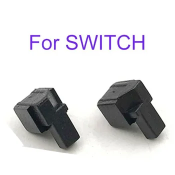 Сменный пластиковый замок с пряжкой слева и справа черного цвета, подходит для Nintendo Switch