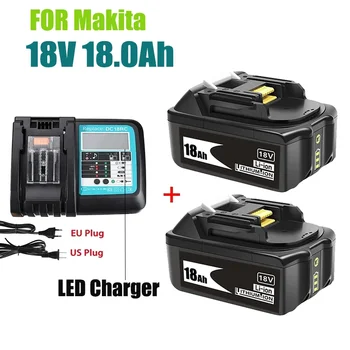 100% Оригинальный Makita 18V 18000mAh Aufladbare Power Werkzeuge Batterie mit LED Литий-Ионный Эрзац LXT BL1860B BL1860 BL1850