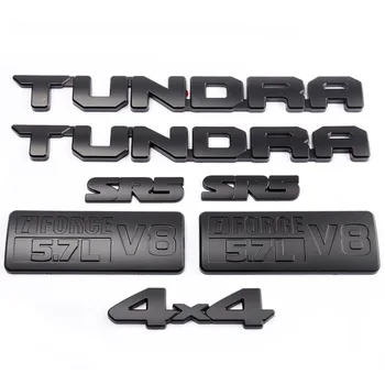 Применимо к покрытым автомобильными наклейками Toyota Tantu логотипу TUNDRA SR5 хвостовому логотипу V8 1794 модификация логотипа на боковой двери шрифт черный