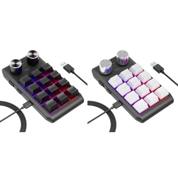 Мини-клавиатура, совместимая с Bluetooth, игровая клавиатура с 12 программируемыми клавишами Macropad Dropship