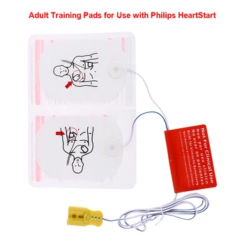1 Пара заплат для тренажера AED, Сменные накладки для обучения оказанию первой помощи, универсальный тренажер для обучения взрослых